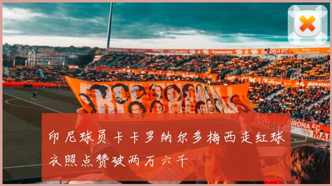 印尼球员卡卡罗纳尔多梅西走红球衣照点赞破两万六千